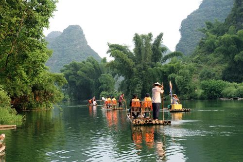 阳朔遇龙河上