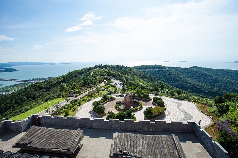 光福景区眺望太湖美景