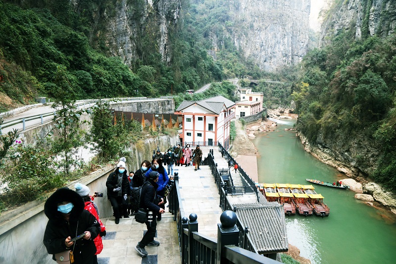 图5：净坛峰电站位于神女溪绝景中   唐探峰摄