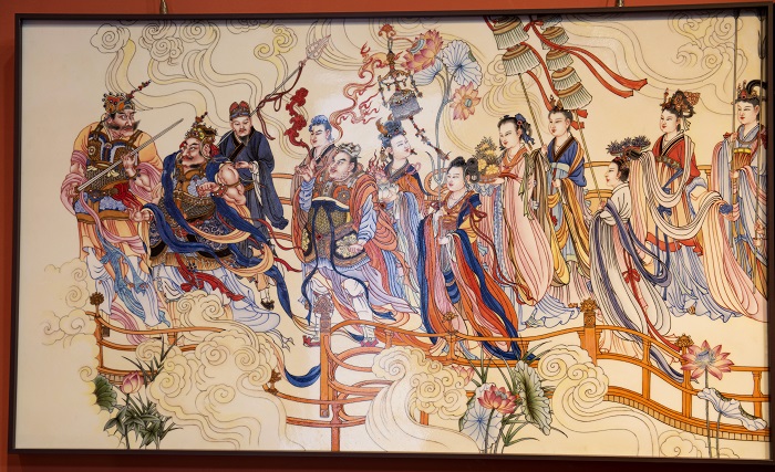 《江西景德镇：宝石珐琅彩瓷板画亮相瓷博会》图7