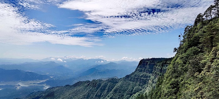 眉山瓦屋山风光美景