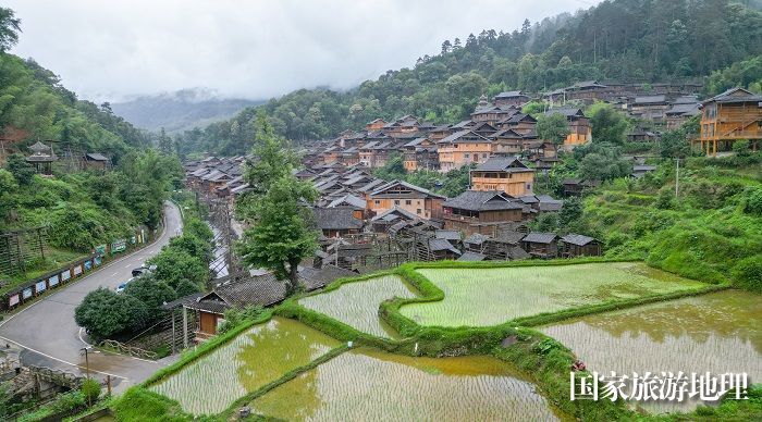 2024年6月4日，贵州省黔东南苗族侗族自治州从江县高增乡占里侗寨景色宜人。 (7)